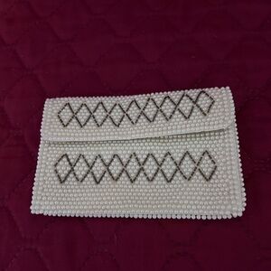 BAGS by Carter vintage Pearl beaded clutch wallet